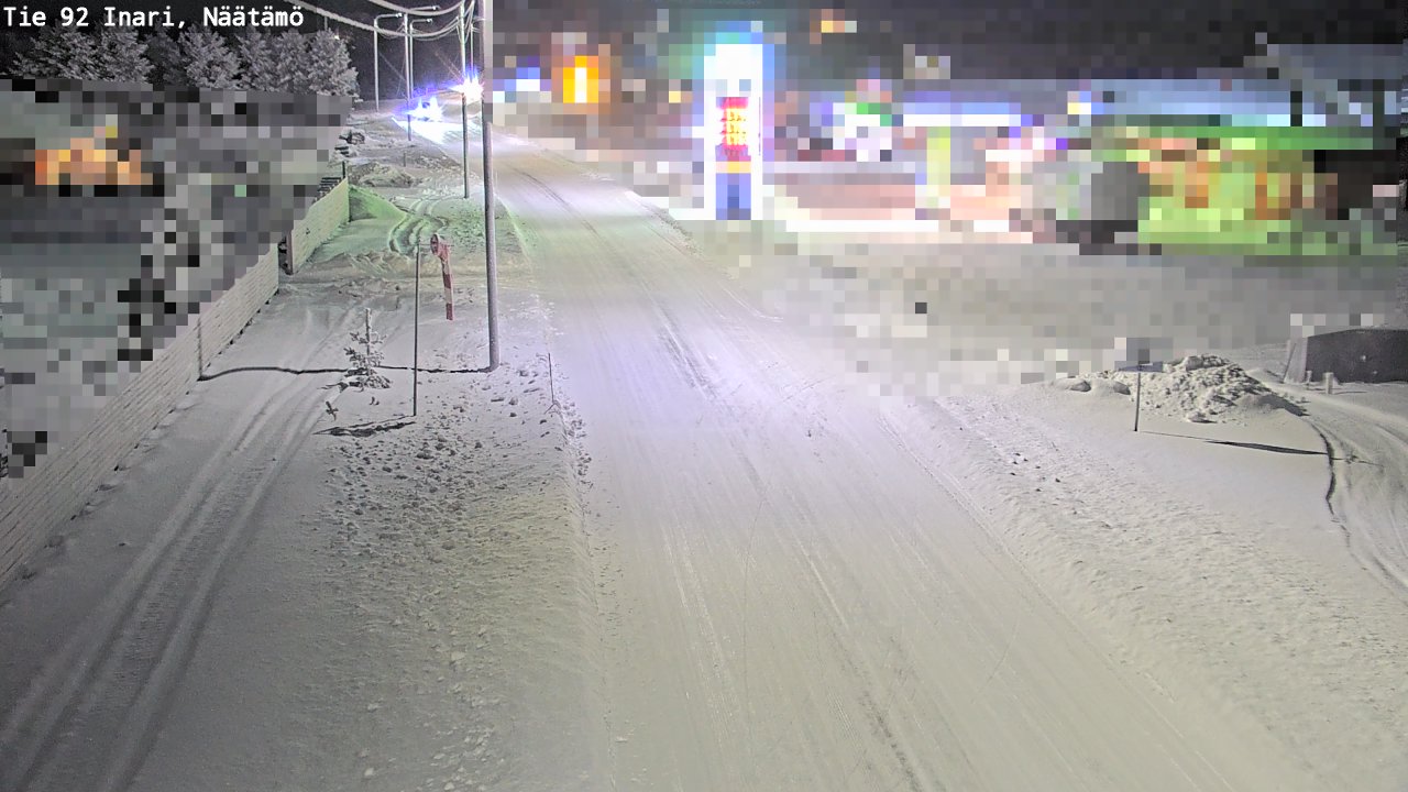 Kelikamerat Kuva Tie 92 Inari, Näätämö, Inari, Lappi