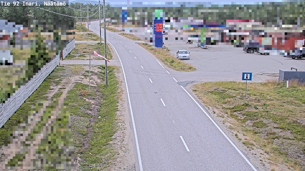 Kelikamerat Kuva Tie 92 Inari, Näätämö, Inari, Lappi