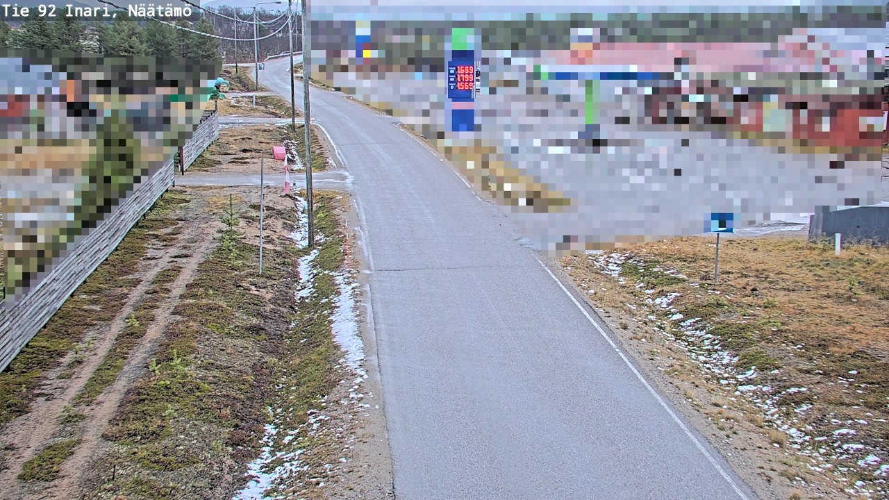 Kelikamerat Kuva Tie 92 Inari, Näätämö, Inari, Lappi