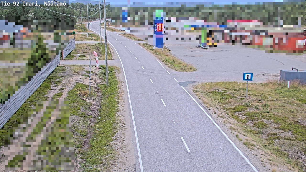 Kelikamerat Kuva Tie 92 Inari, Näätämö, Inari, Lappi