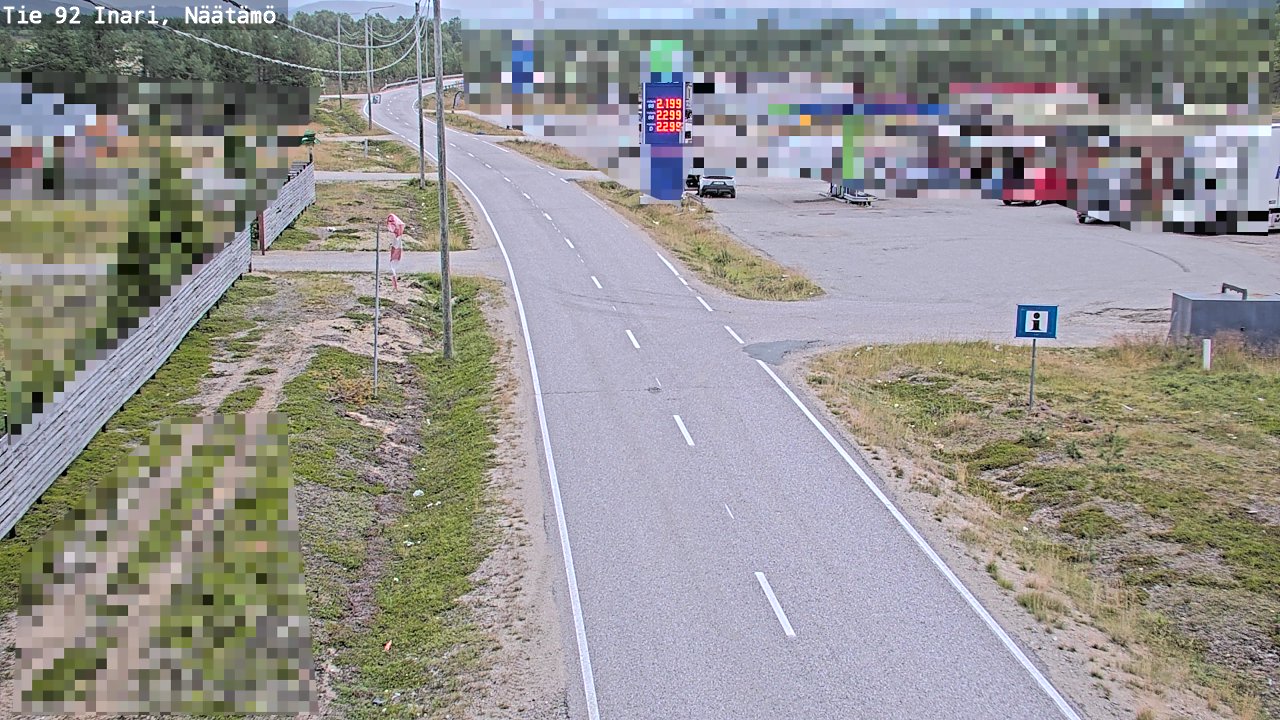 Kelikamerat Kuva Tie 92 Inari, Näätämö, Inari, Lappi