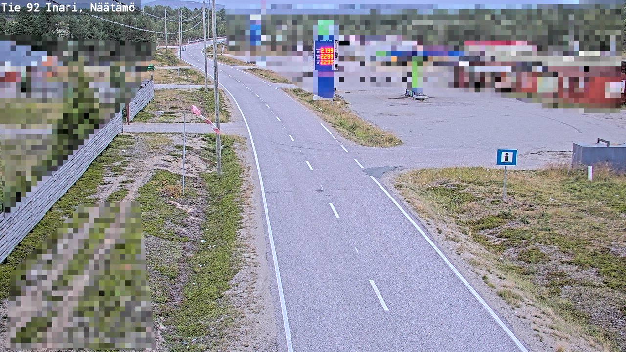 Kelikamerat Kuva Tie 92 Inari, Näätämö, Inari, Lappi