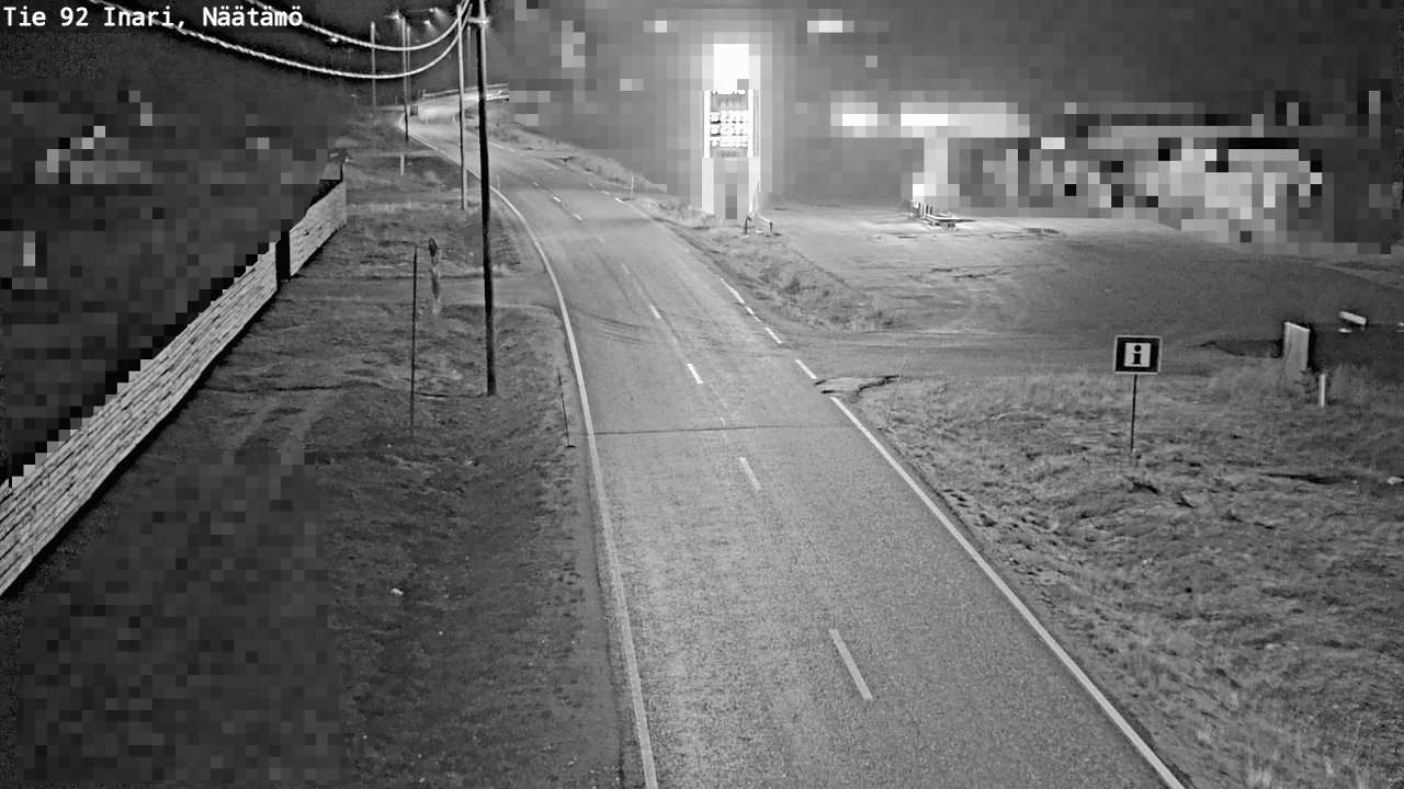 Kelikamerat Kuva Tie 92 Inari, Näätämö, Inari, Lappi