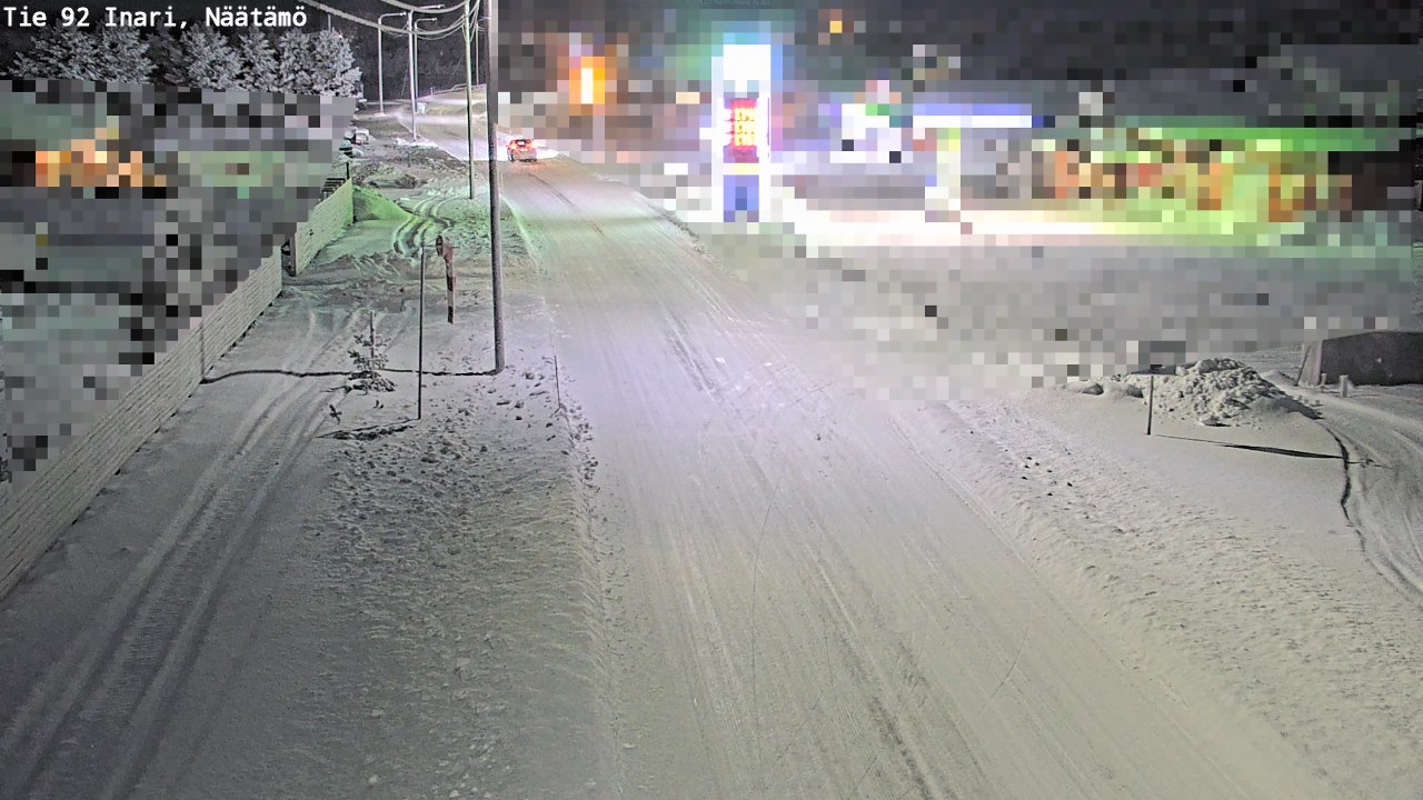 Kelikamerat Kuva Tie 92 Inari, Näätämö, Inari, Lappi
