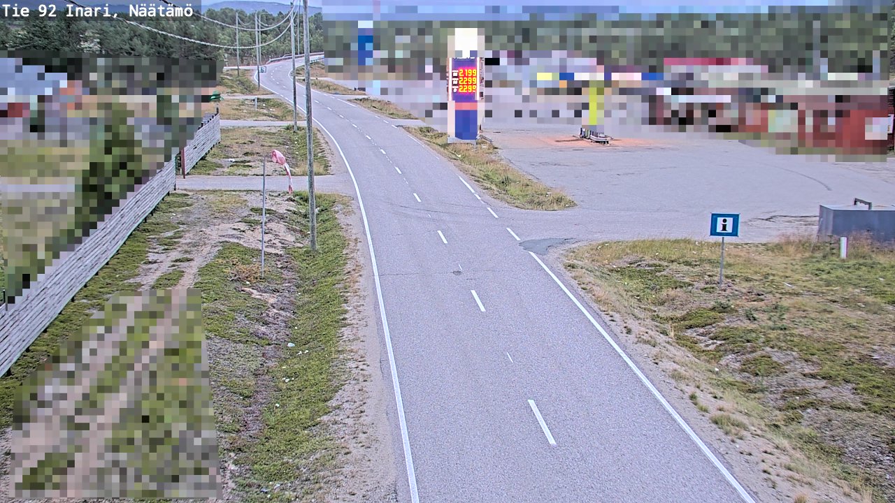 Weather Camera Image Road 92 Inari, Näätämö, Inari, Lappi
