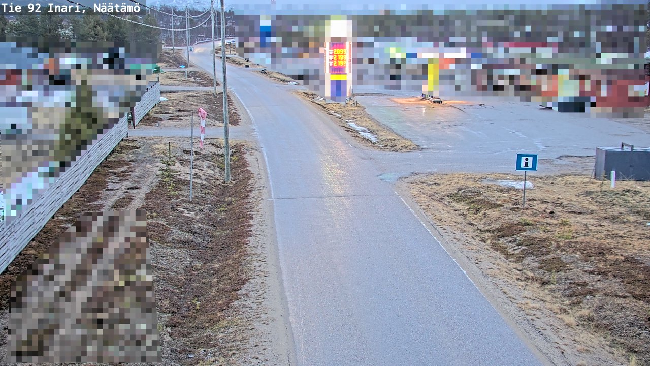 Kelikamerat Kuva Tie 92 Inari, Näätämö, Inari, Lappi