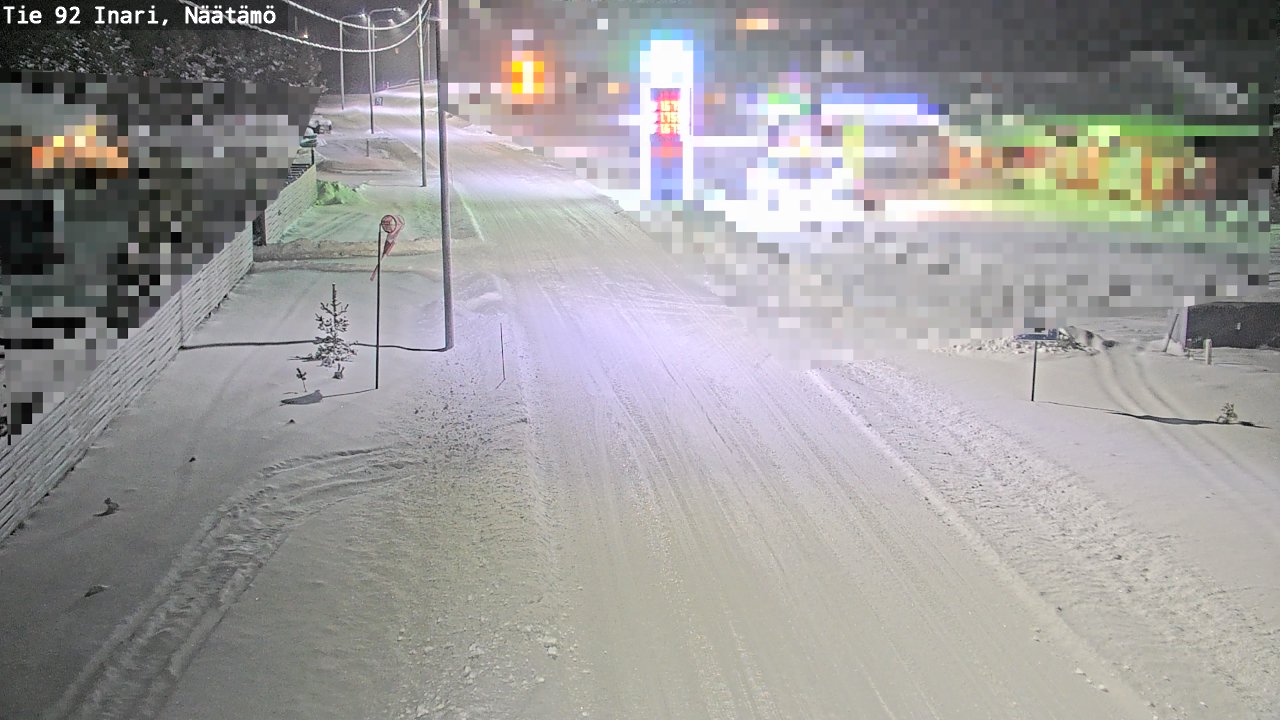 Weather Camera Image Road 92 Inari, Näätämö, Inari, Lappi