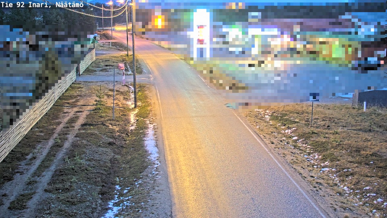 Kelikamerat Kuva Tie 92 Inari, Näätämö, Inari, Lappi