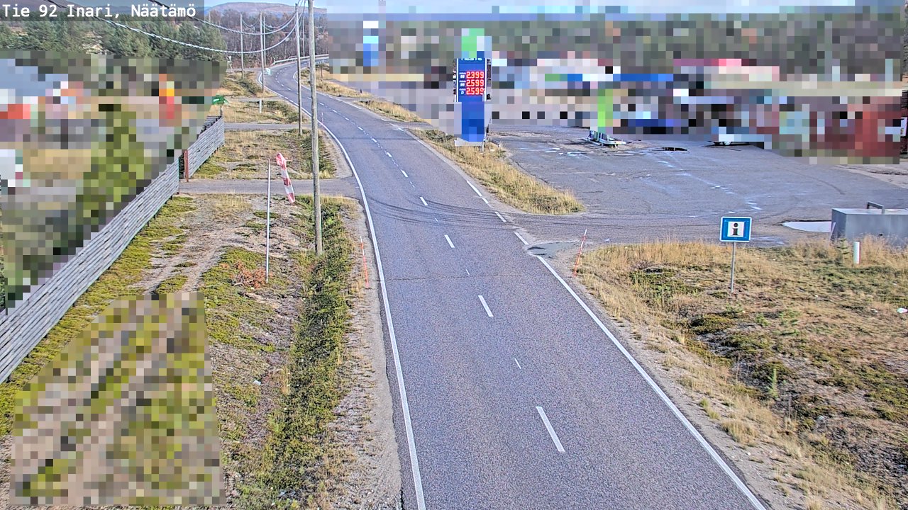 Kelikamerat Kuva Tie 92 Inari, Näätämö, Inari, Lappi