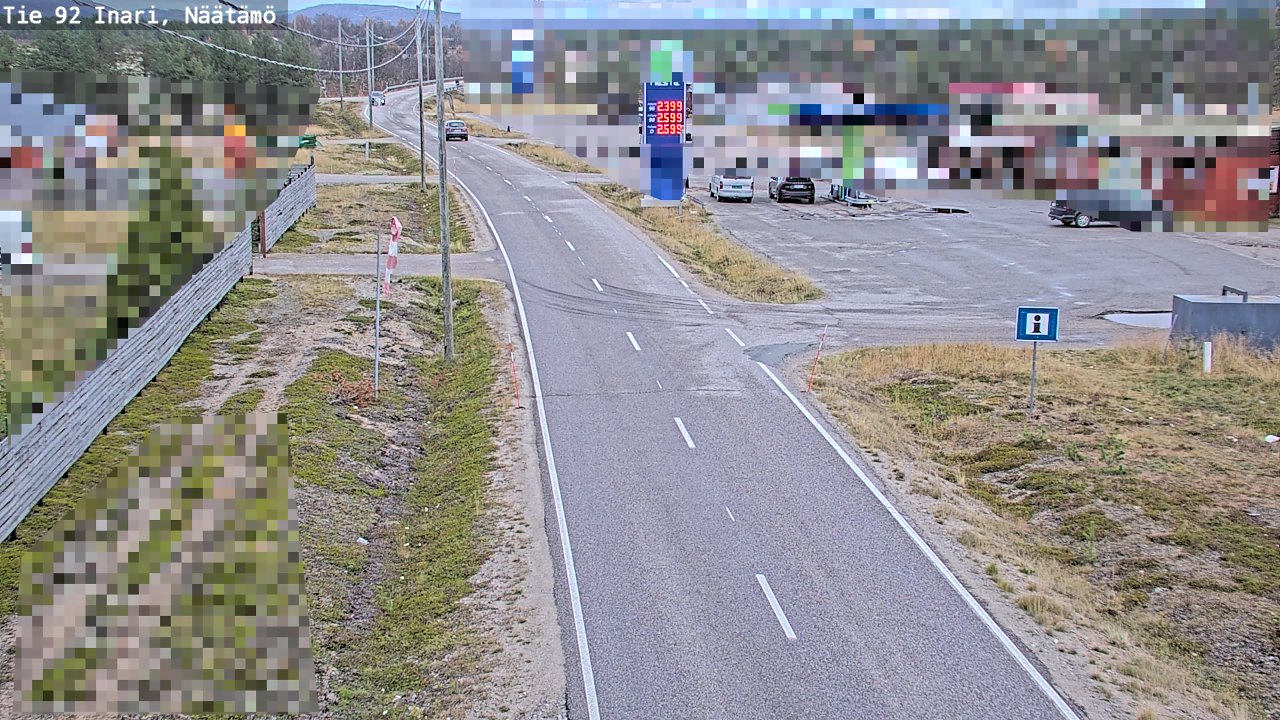 Kelikamerat Kuva Tie 92 Inari, Näätämö, Inari, Lappi