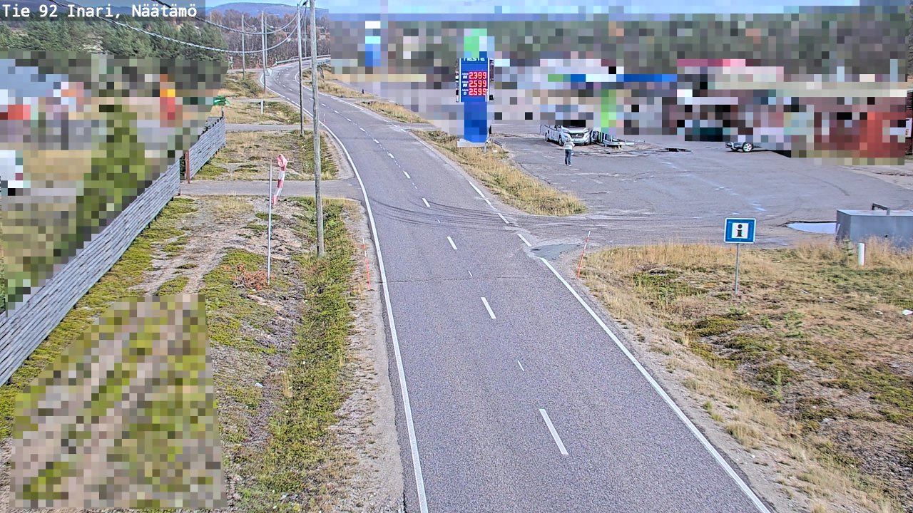 Kelikamerat Kuva Tie 92 Inari, Näätämö, Inari, Lappi
