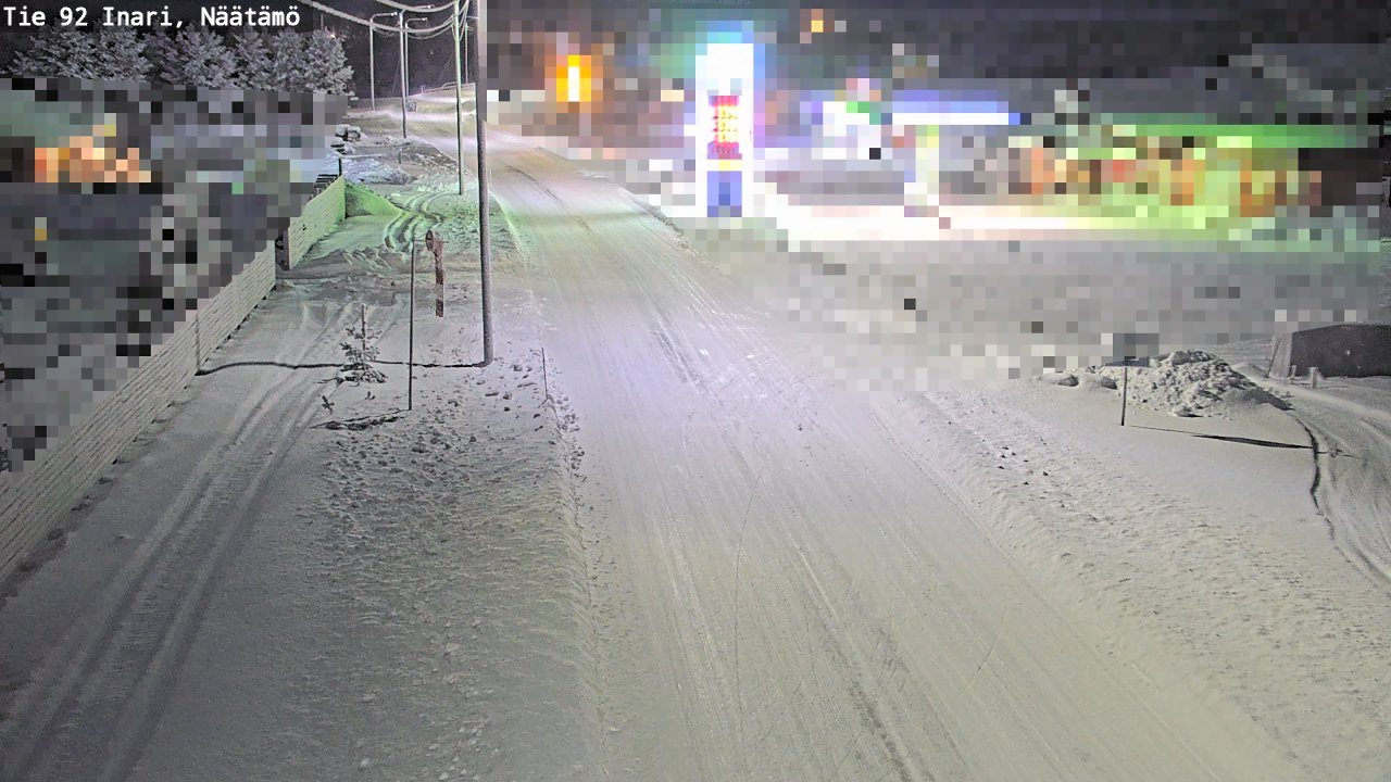 Kelikamerat Kuva Tie 92 Inari, Näätämö, Inari, Lappi