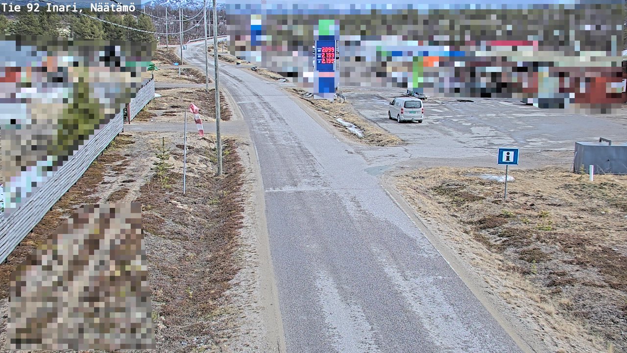 Kelikamerat Kuva Tie 92 Inari, Näätämö, Inari, Lappi