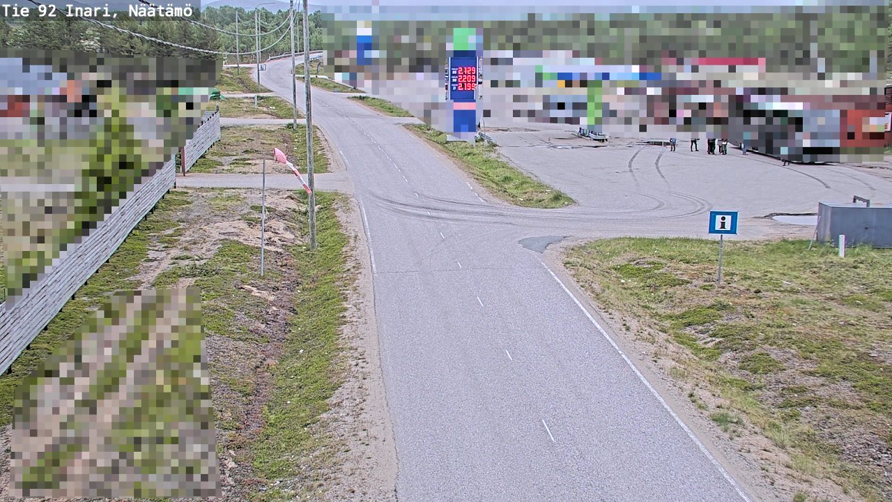 Kelikamerat Kuva Tie 92 Inari, Näätämö, Inari, Lappi
