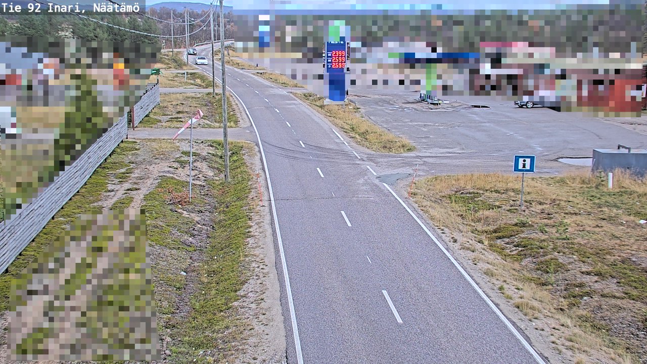 Kelikamerat Kuva Tie 92 Inari, Näätämö, Inari, Lappi