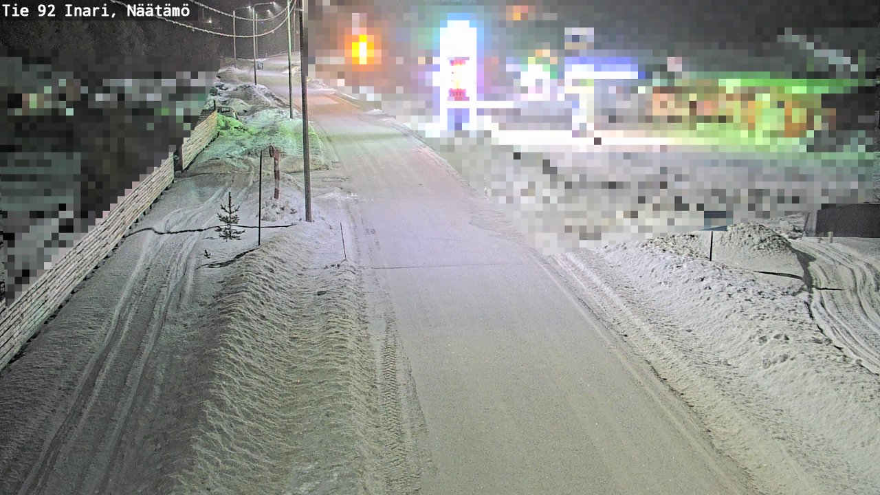 Kelikamerat Kuva Tie 92 Inari, Näätämö, Inari, Lappi