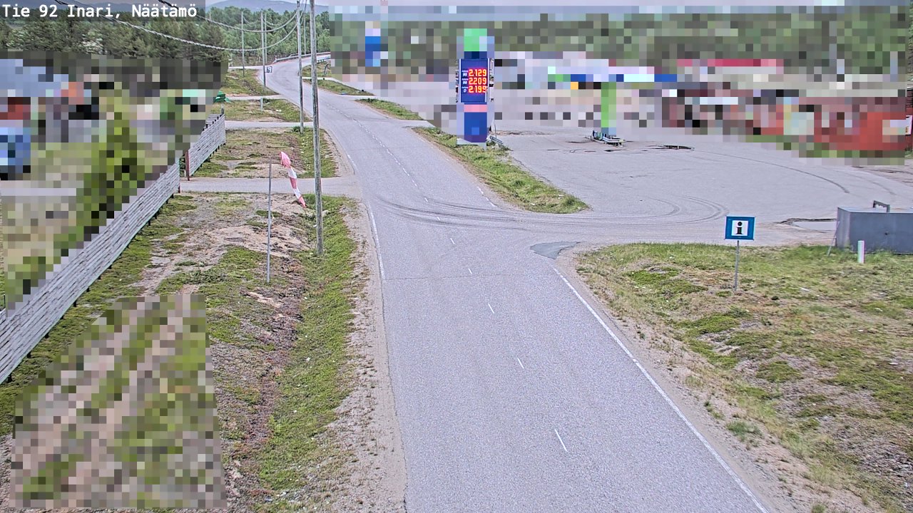 Kelikamerat Kuva Tie 92 Inari, Näätämö, Inari, Lappi