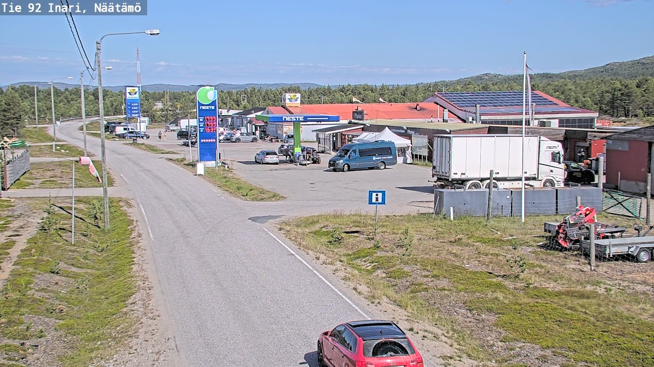 Weather Camera Image Väg 92 Enare, Näätämö, Inari, Lappi
