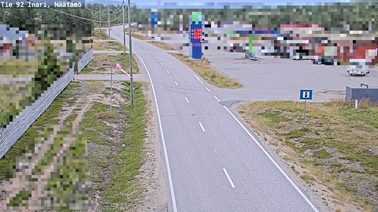 Kelikamerat Kuva Tie 92 Inari, Näätämö, Inari, Lappi