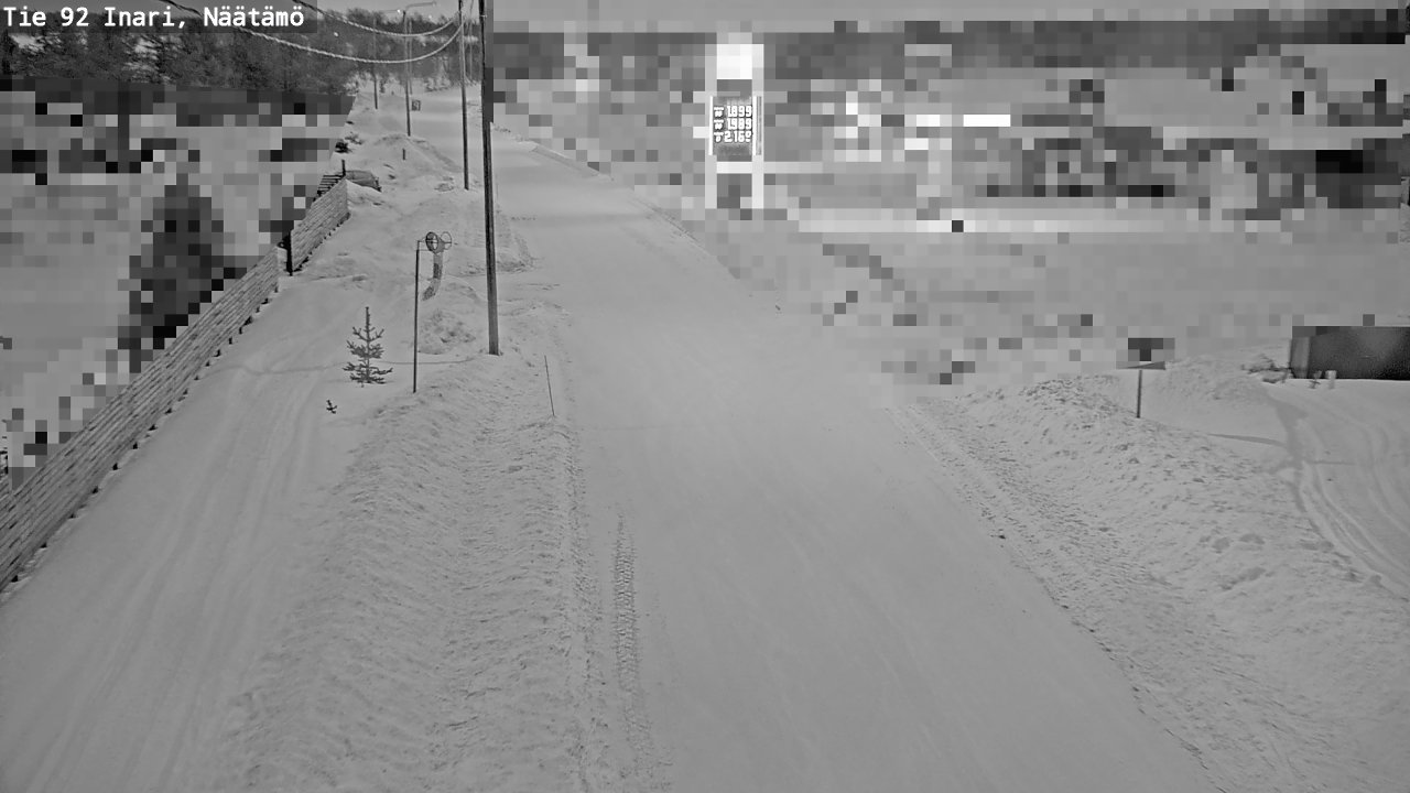 Kelikamerat Kuva Tie 92 Inari, Näätämö, Inari, Lappi