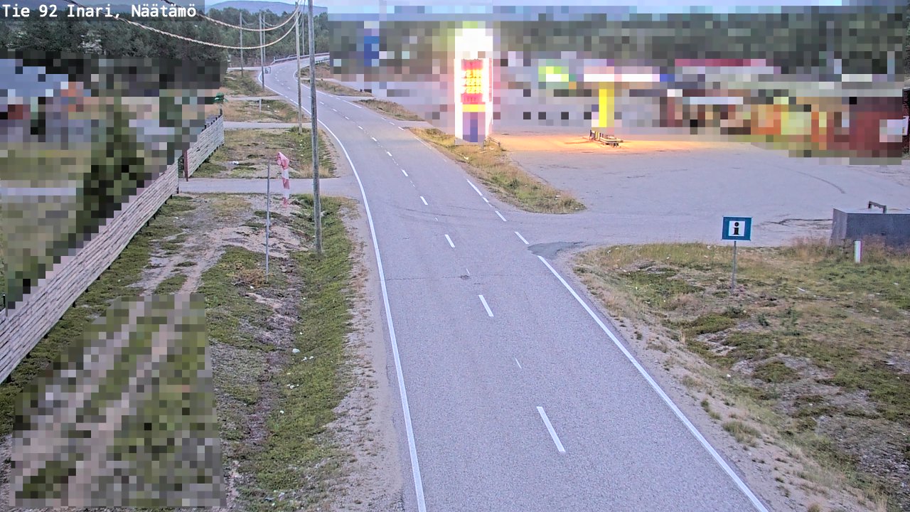 Kelikamerat Kuva Tie 92 Inari, Näätämö, Inari, Lappi