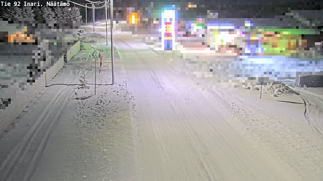 Kelikamerat Kuva Tie 92 Inari, Näätämö, Inari, Lappi