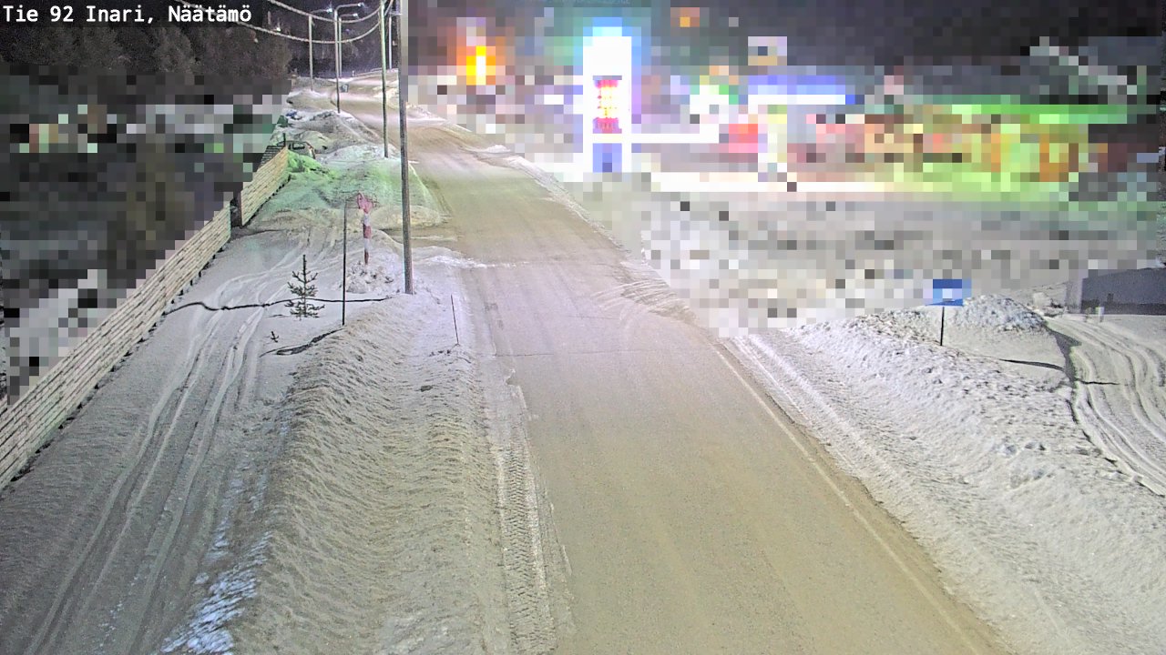 Kelikamerat Kuva Tie 92 Inari, Näätämö, Inari, Lappi