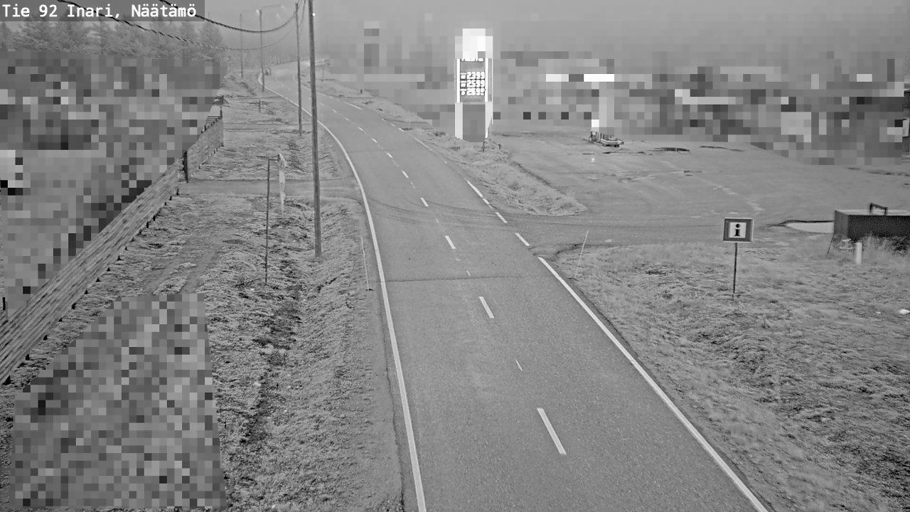 Weather Camera Image Road 92 Inari, Näätämö, Inari, Lappi