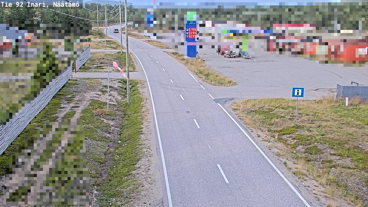 Kelikamerat Kuva Tie 92 Inari, Näätämö, Inari, Lappi