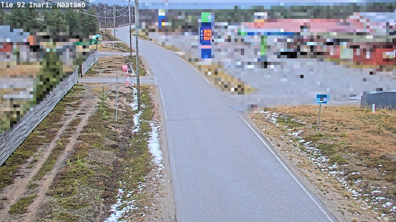 Kelikamerat Kuva Tie 92 Inari, Näätämö, Inari, Lappi