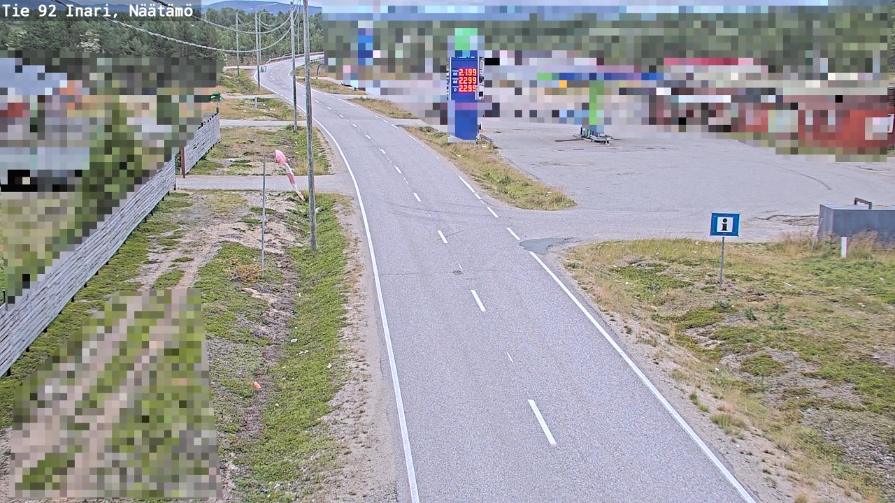 Kelikamerat Kuva Tie 92 Inari, Näätämö, Inari, Lappi