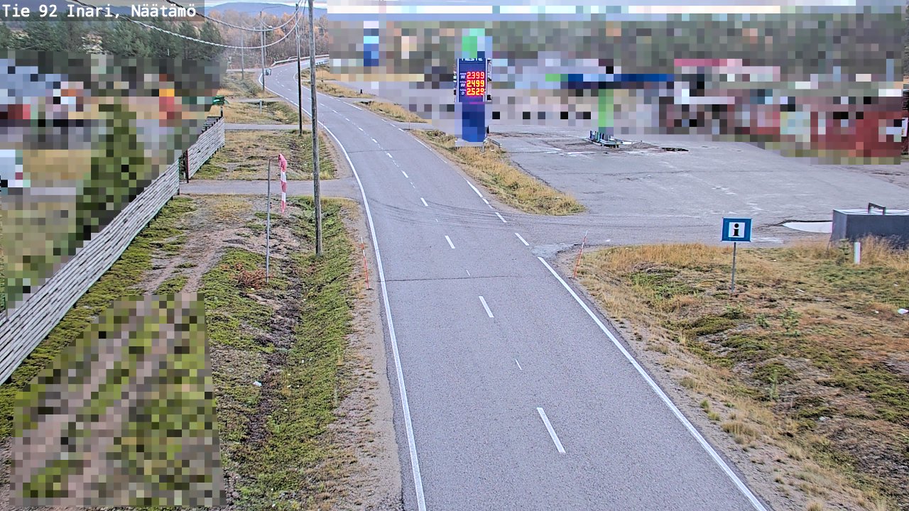 Kelikamerat Kuva Tie 92 Inari, Näätämö, Inari, Lappi