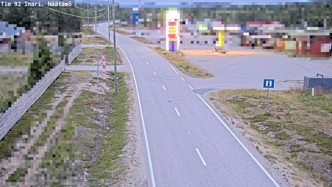 Kelikamerat Kuva Tie 92 Inari, Näätämö, Inari, Lappi