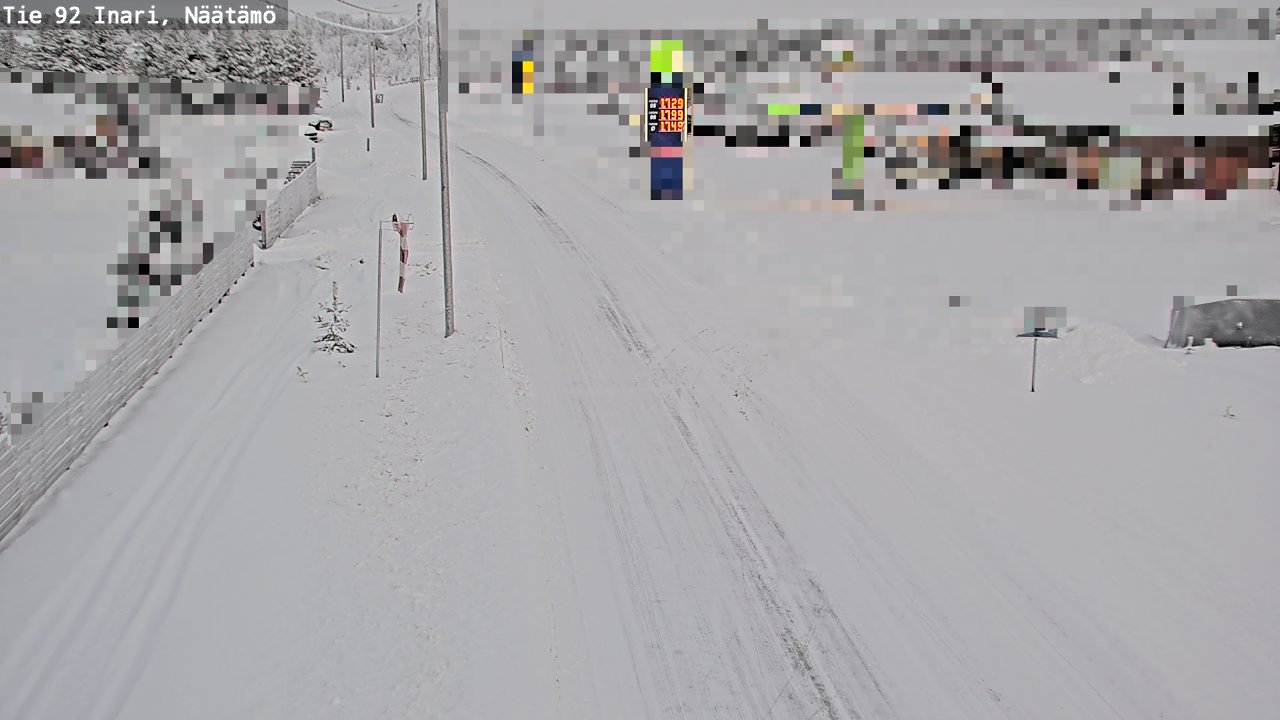 Kelikamerat Kuva Tie 92 Inari, Näätämö, Inari, Lappi