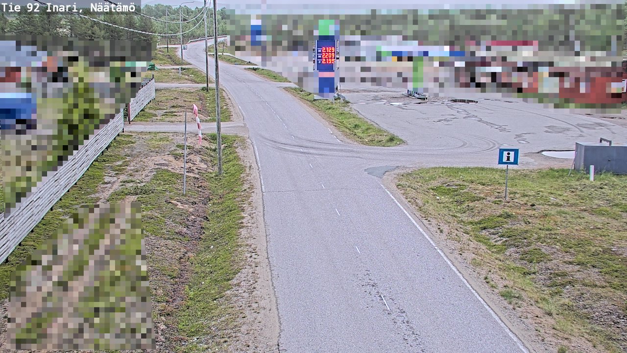 Kelikamerat Kuva Tie 92 Inari, Näätämö, Inari, Lappi