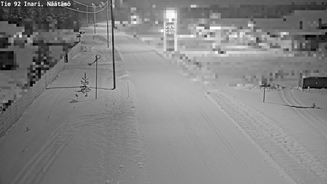 Weather Camera Image Road 92 Inari, Näätämö, Inari, Lappi