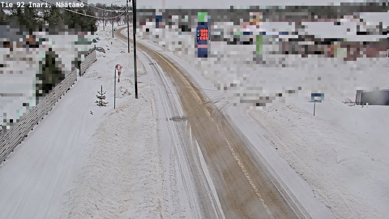 Weather Camera Image Road 92 Inari, Näätämö, Inari, Lappi