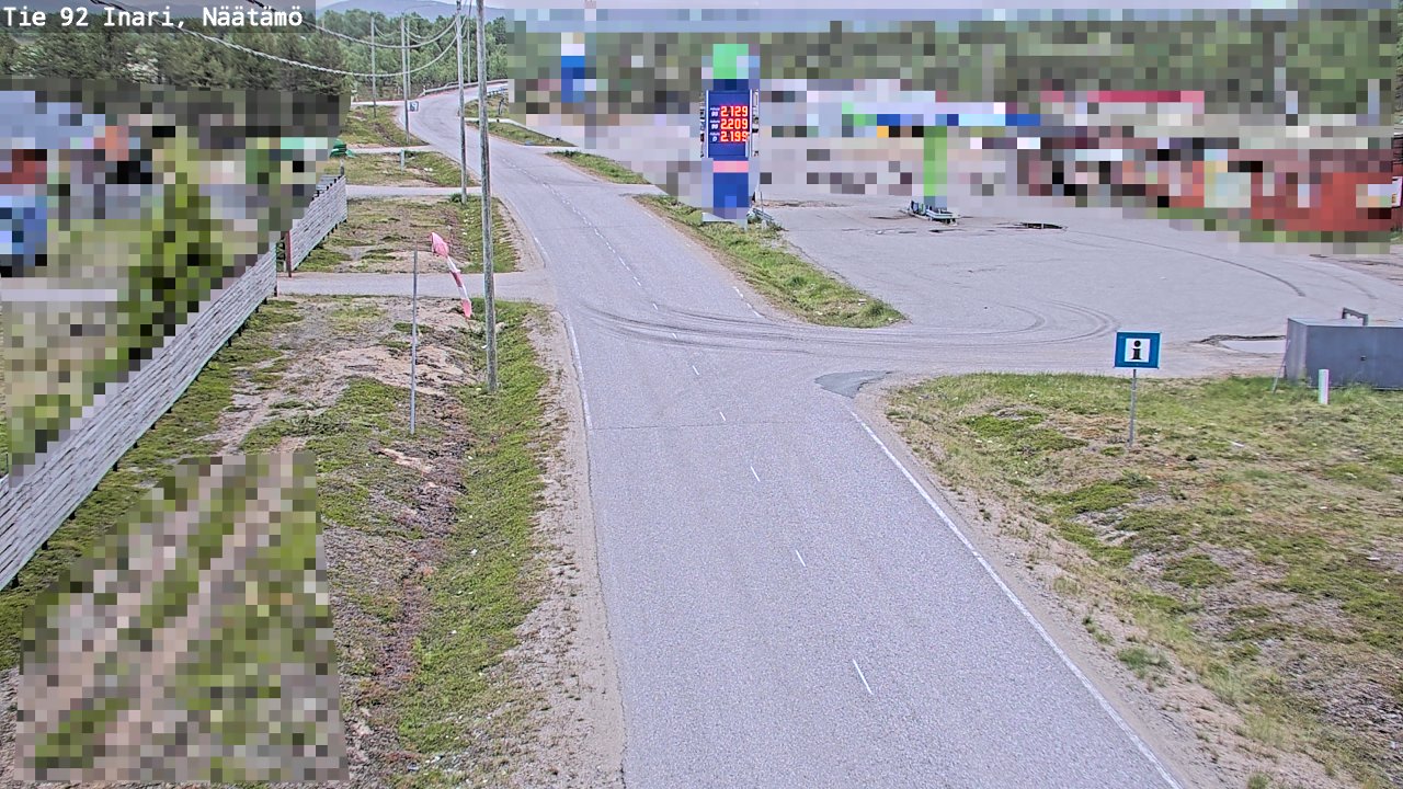 Kelikamerat Kuva Tie 92 Inari, Näätämö, Inari, Lappi