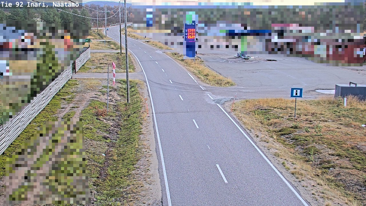 Kelikamerat Kuva Tie 92 Inari, Näätämö, Inari, Lappi