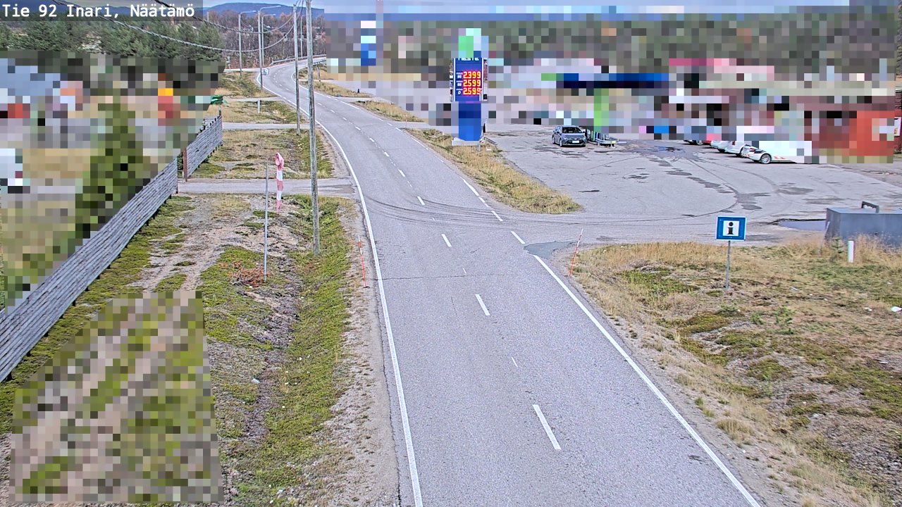 Kelikamerat Kuva Tie 92 Inari, Näätämö, Inari, Lappi