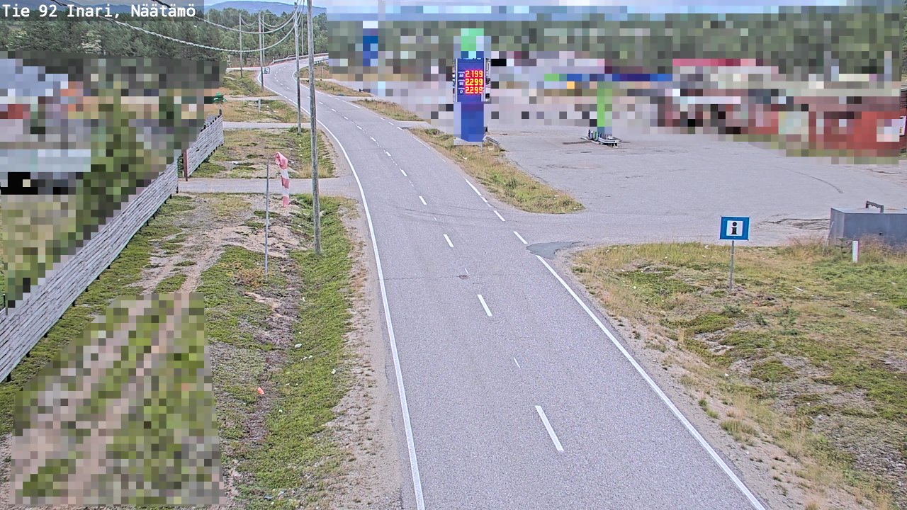 Kelikamerat Kuva Tie 92 Inari, Näätämö, Inari, Lappi