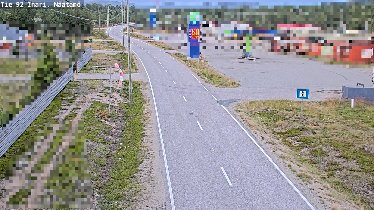 Kelikamerat Kuva Tie 92 Inari, Näätämö, Inari, Lappi