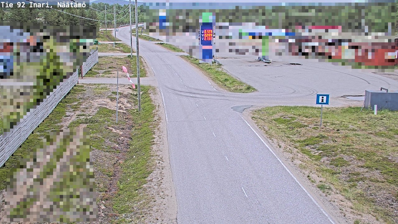 Kelikamerat Kuva Tie 92 Inari, Näätämö, Inari, Lappi