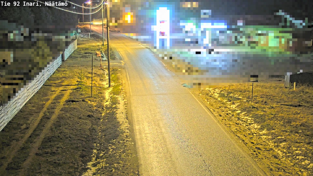 Kelikamerat Kuva Tie 92 Inari, Näätämö, Inari, Lappi