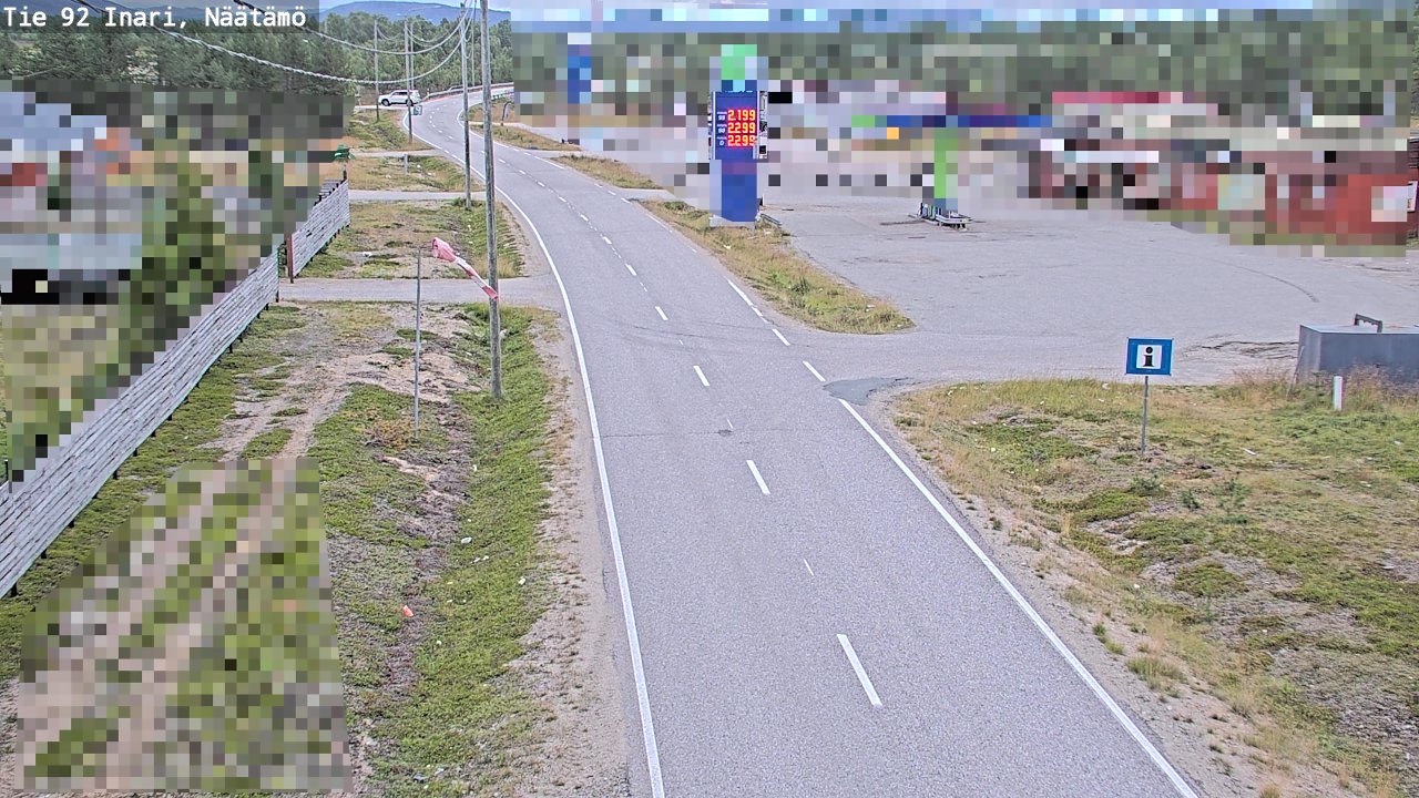 Kelikamerat Kuva Tie 92 Inari, Näätämö, Inari, Lappi