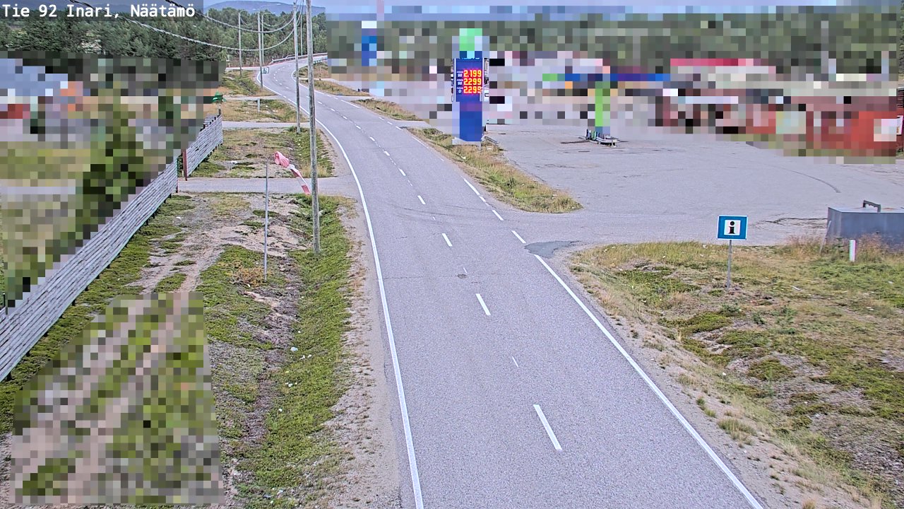Kelikamerat Kuva Tie 92 Inari, Näätämö, Inari, Lappi