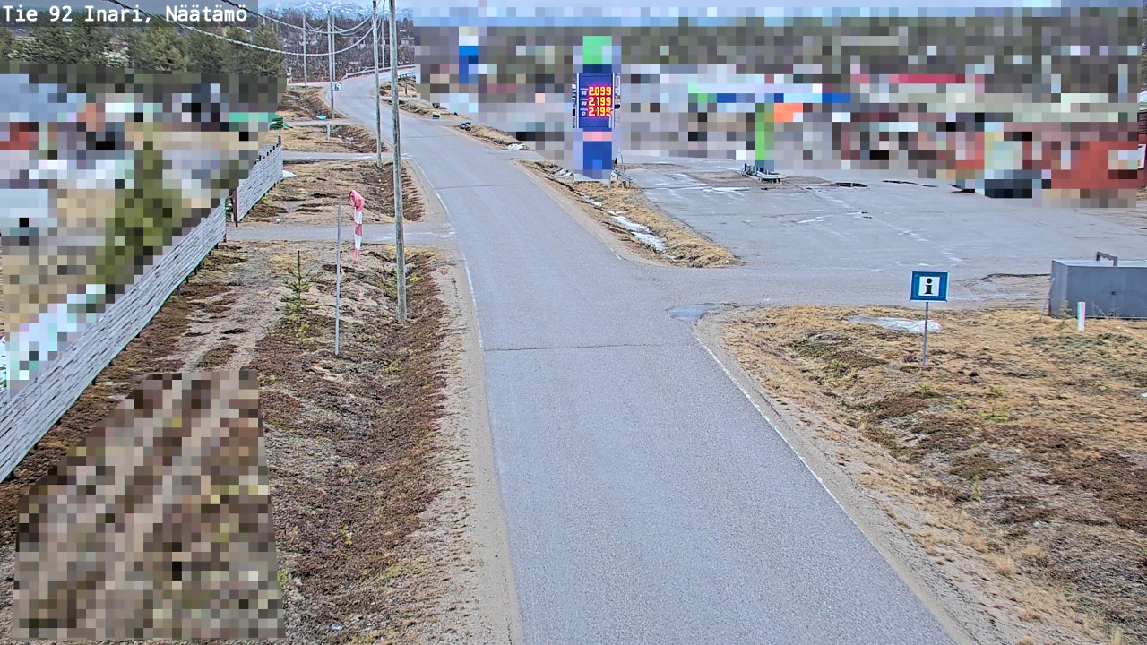 Kelikamerat Kuva Tie 92 Inari, Näätämö, Inari, Lappi