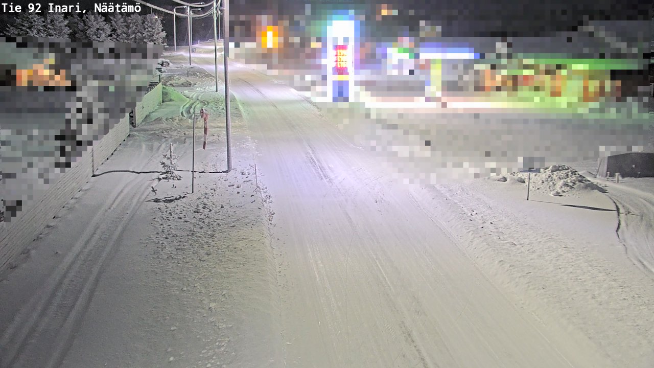 Kelikamerat Kuva Tie 92 Inari, Näätämö, Inari, Lappi