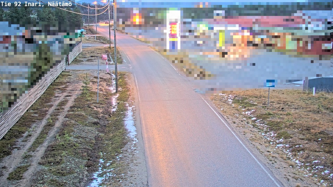 Kelikamerat Kuva Tie 92 Inari, Näätämö, Inari, Lappi