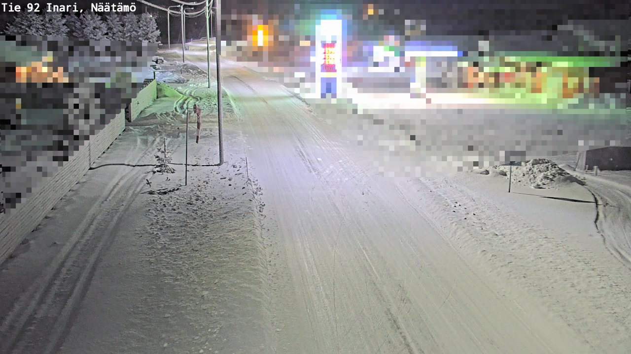 Kelikamerat Kuva Tie 92 Inari, Näätämö, Inari, Lappi